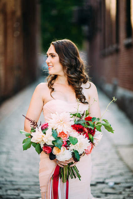 Metallic & pink Boston wedding Wedding Inspiration