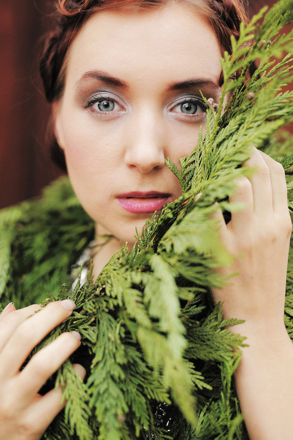 Bride with gorgeous makeup