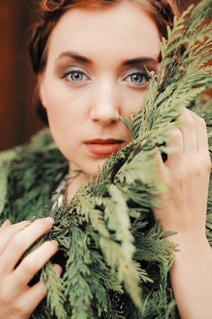 Bride with gorgeous makeup