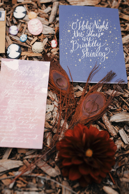 Christmas inspired signage