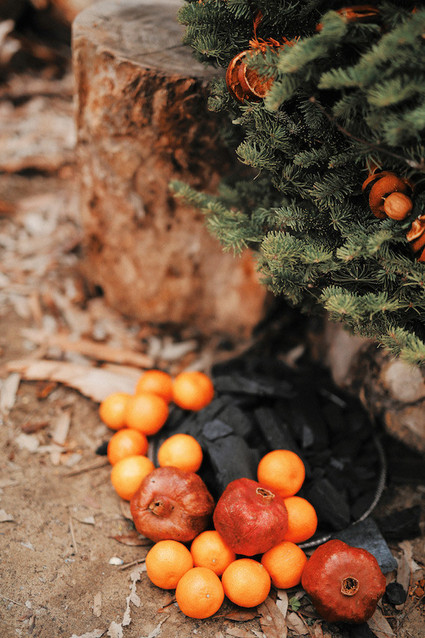 Rustic Christmas inspired decor Inspiration