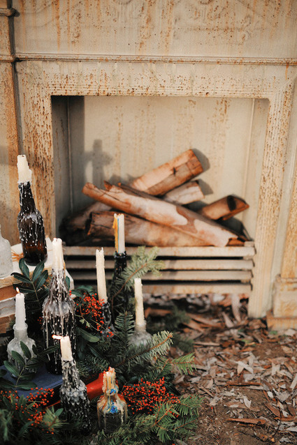 Rustic Christmas inspired decor Inspiration