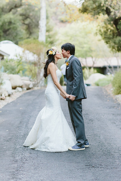 Whimsical California Wedding Portrait