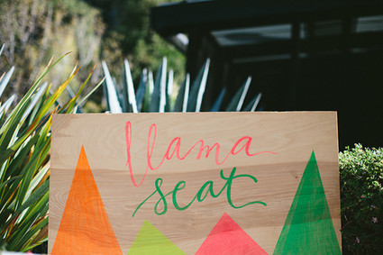 Whimsical California Wedding Signage