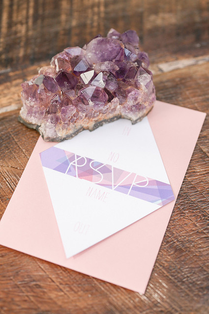 Modern Bohemian Wedding Invitation