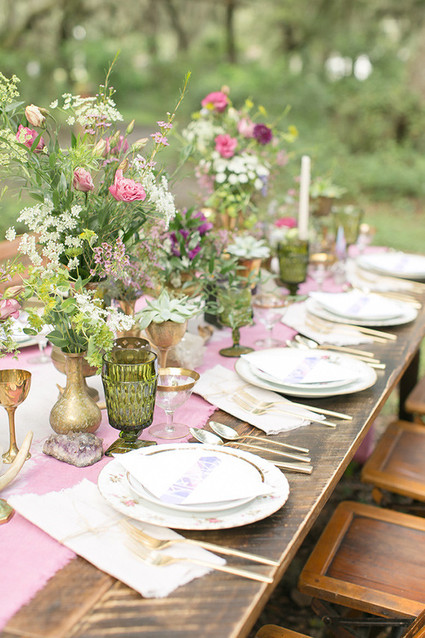 Modern Bohemian Wedding Inspiration Inspiration