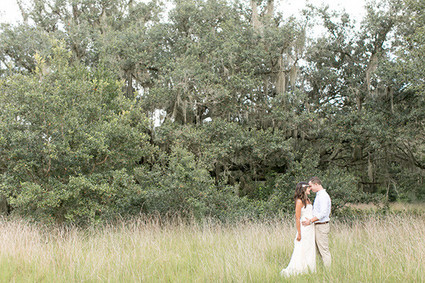 Modern Bohemian Wedding Portrait