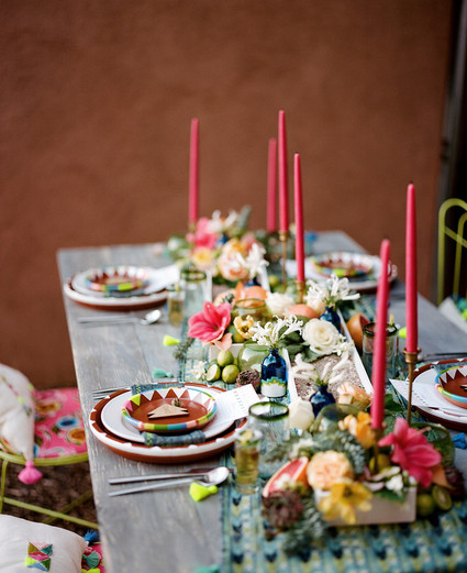 Mexican themed tablescape