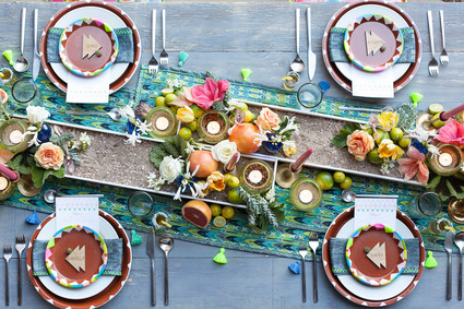 Mexican themed tablescape