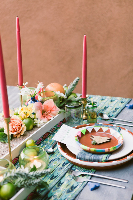 Mexican themed tablescape