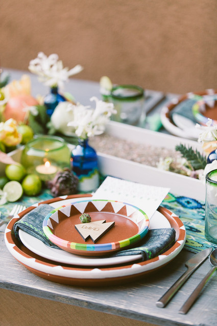 Mexican themed tablescape