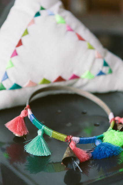 Tassel wedding decor