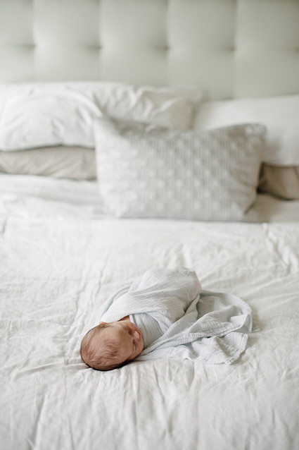 Spring Newborn Photos by Corrina Walker Photography | 100 Layer Cakelet Inspiration