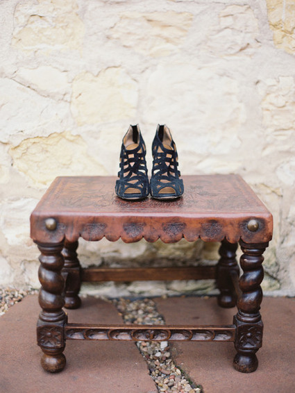 Black bridal shoes