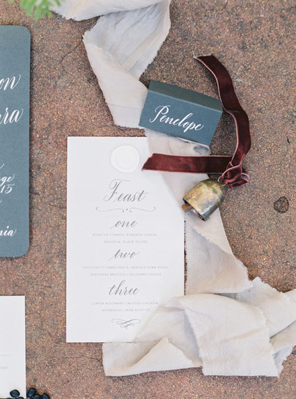 Elegant wedding invitation