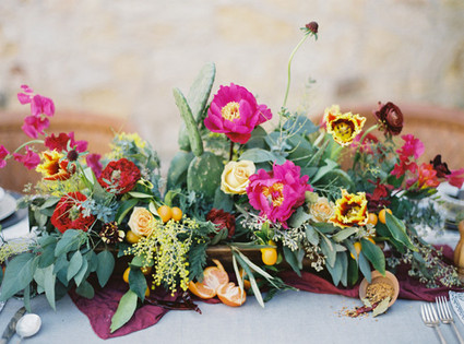 Spanish wedding decor