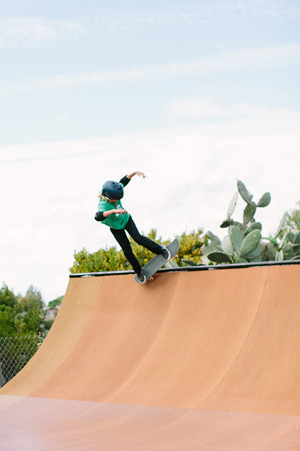 Grams first birthday skate party by Gunn Swain | Photos by Taryn Kent | 100 Layer Cakelet Inspiration
