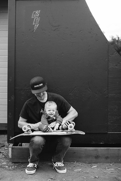 Grams first birthday skate party by Gunn Swain | Photos by Taryn Kent | 100 Layer Cakelet