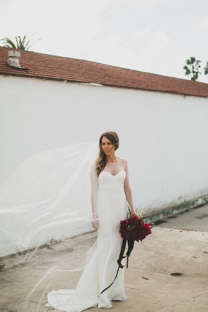 Modern wedding dress