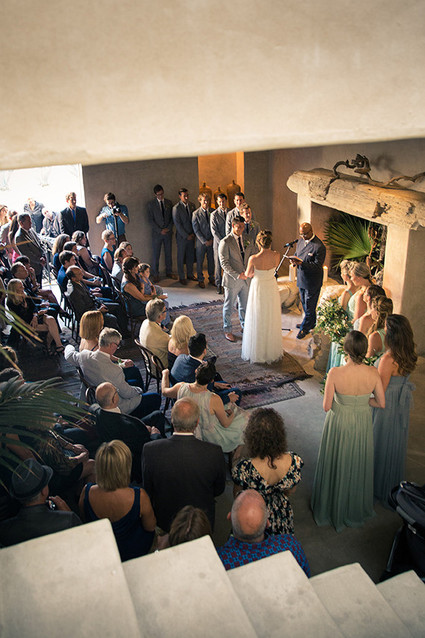 Modern Philip Dixon house wedding