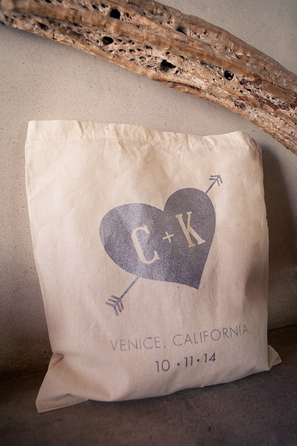 Canvas favor tote Inspiration