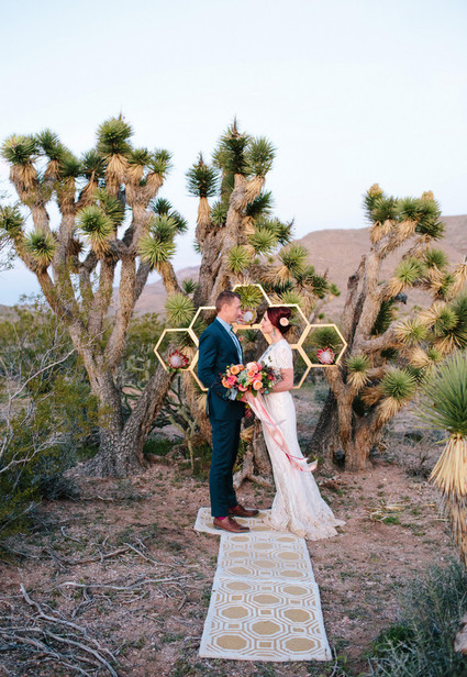 Mid-Century modern desert ceremony
