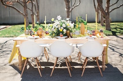 Spring modern tablescape