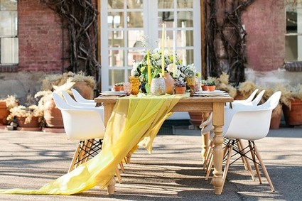 Modern spring wedding inspiration