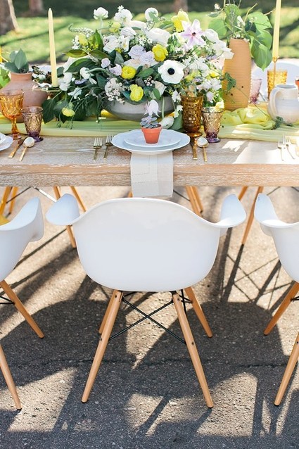 Modern spring wedding inspiration
