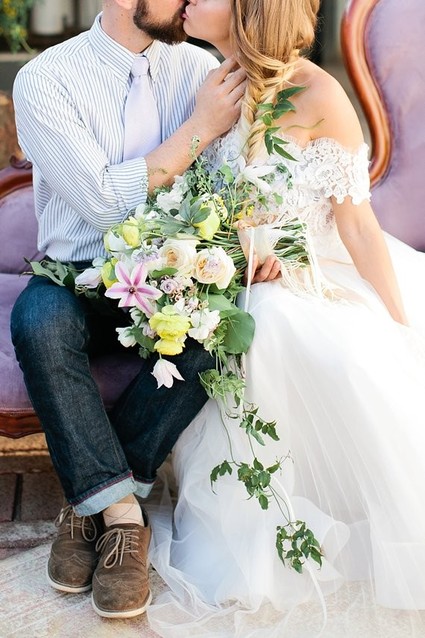 Spring bridal bouquet