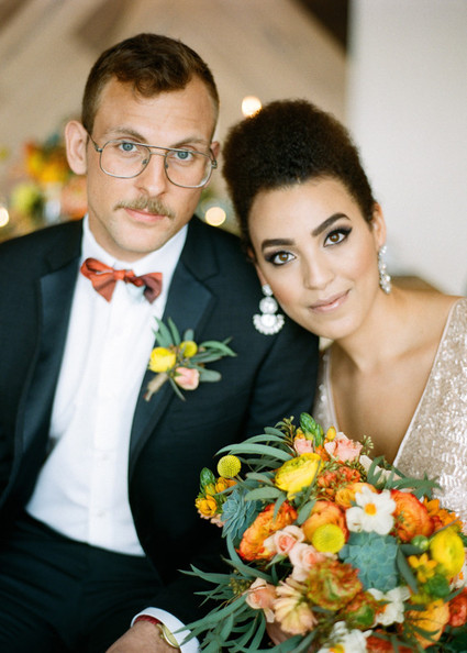 Mid-century modern wedding inspiration Inspiration