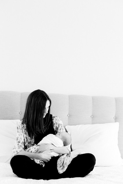 White nursery inspiration and newborn photos by Hello Pinecone