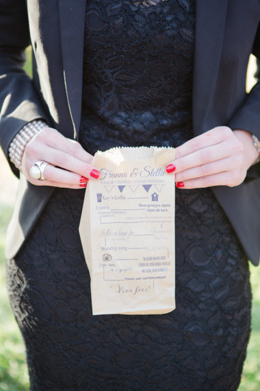 Colorful South African Wedding Invitation