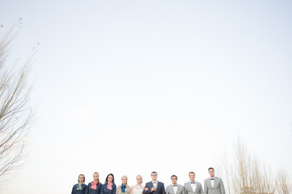 Colorful South African Wedding Party