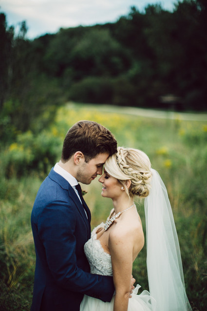 Modern Nebraska Wedding Portrait