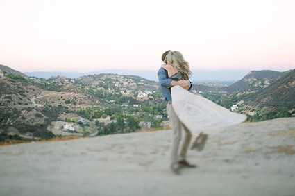 Malibu Sunset Engagement Shoot