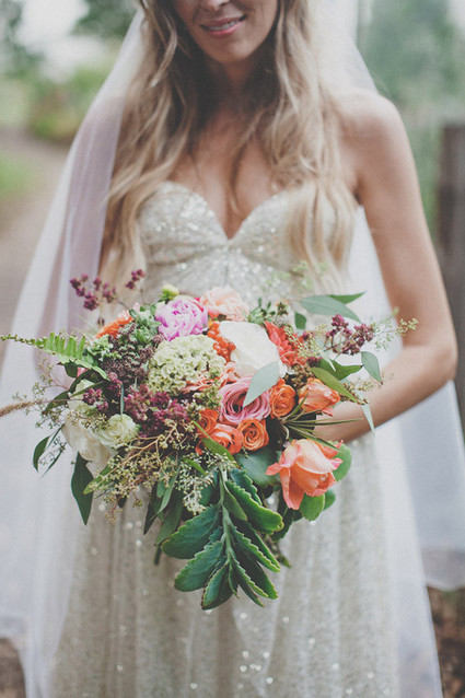 Colorful bridal Bouquet