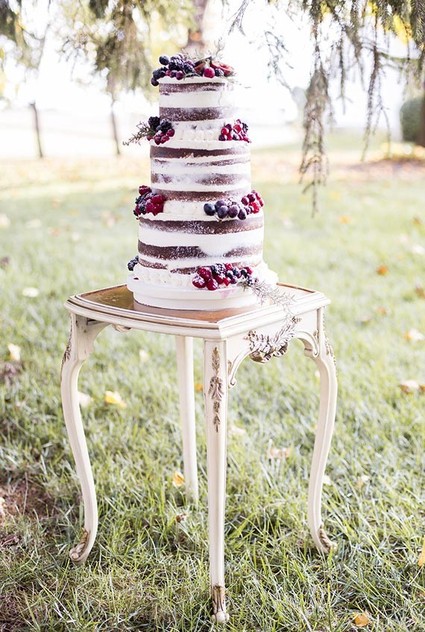 Old World Vintage Wedding Cake