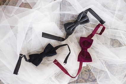 Old World Vintage Wedding Bow Ties Inspiration