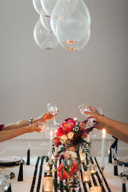 New Year's Bridal Shower Inspiration