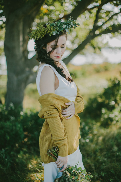 Golden Fall Coastal Wedding Inspiration
