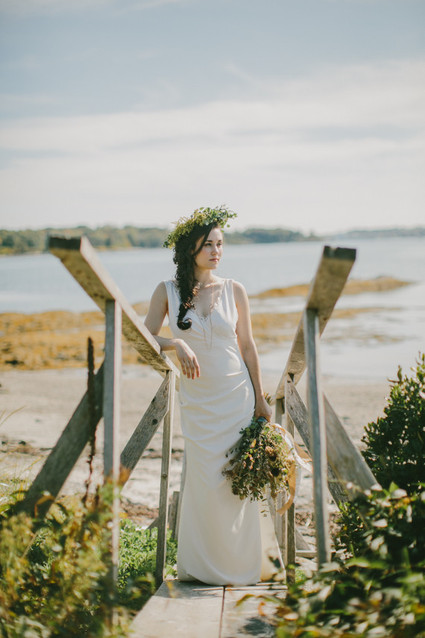 Golden Fall Coastal Wedding Inspiration