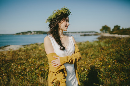 Golden Fall Coastal Wedding Inspiration