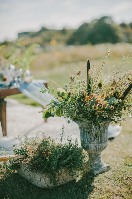 Golden Fall Coastal Wedding Inspiration