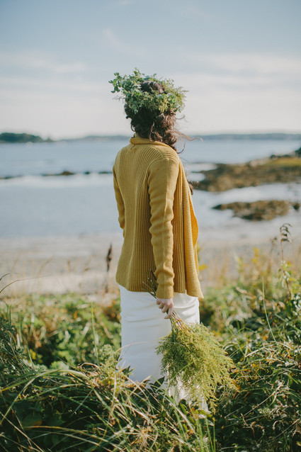Golden Fall Coastal Wedding Inspiration