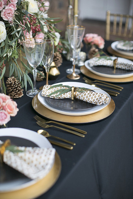 Black and Gold Wedding Ideas Inspiration