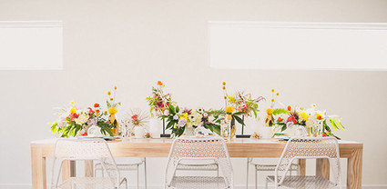 Modern Valentine's Day Tablescape