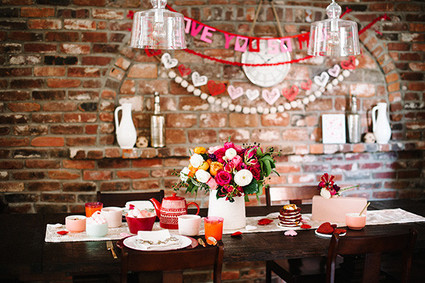 Valentine's Day tablescape inspiration Inspiration