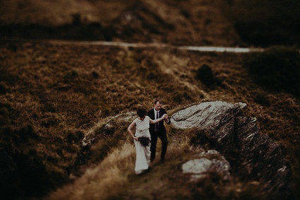 New Zealand mountaintop elopement Inspiration