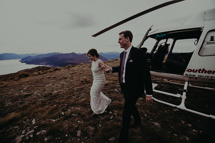 New Zealand mountaintop elopement Inspiration